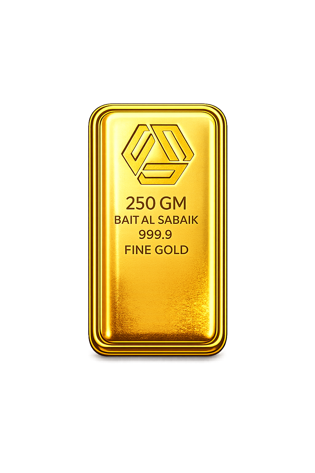 سبيكة ذهب 250 جرام 999.9