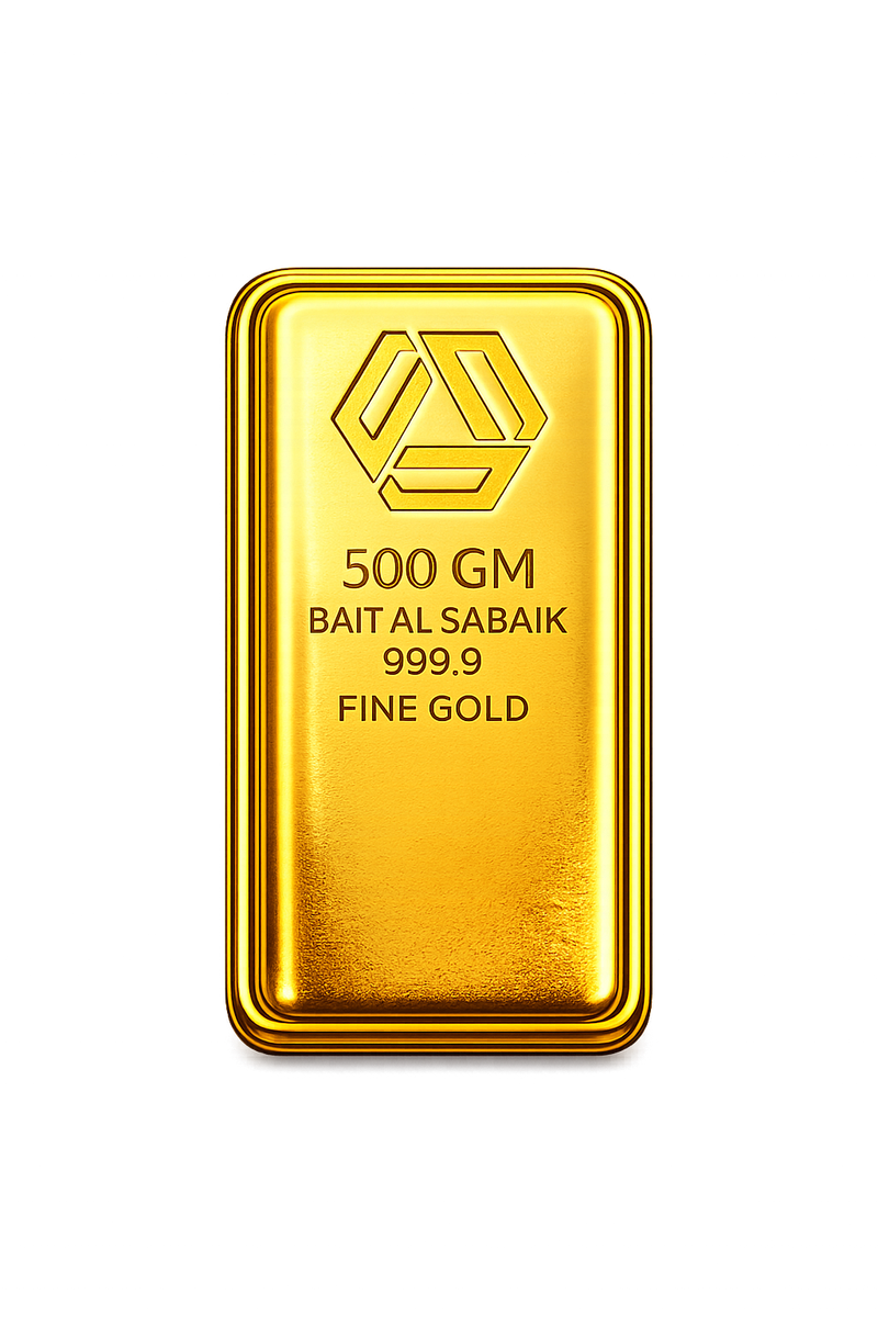 سبيكة ذهب 500 جرام 999.9
