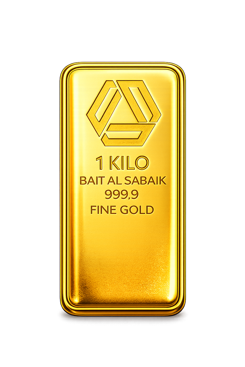 سبيكة ذهب 1 كيلوجرام 999.9