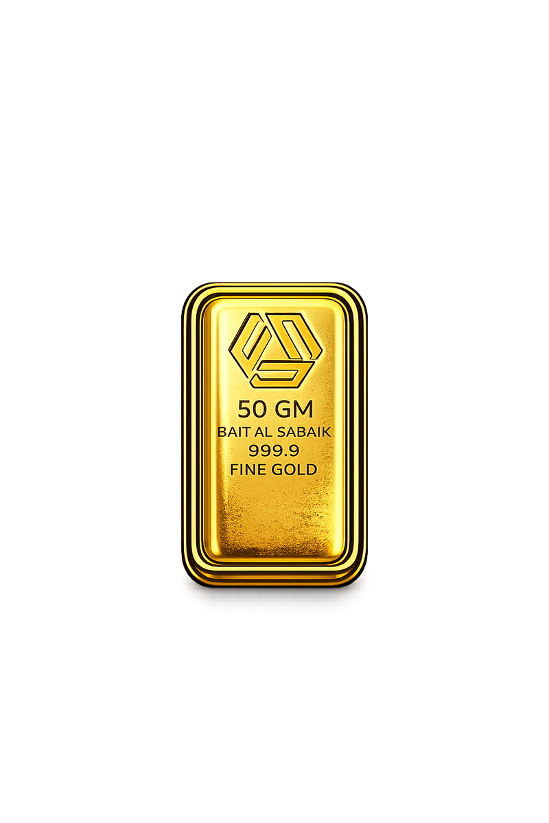 سبيكة ذهب 50 جرام 999.9